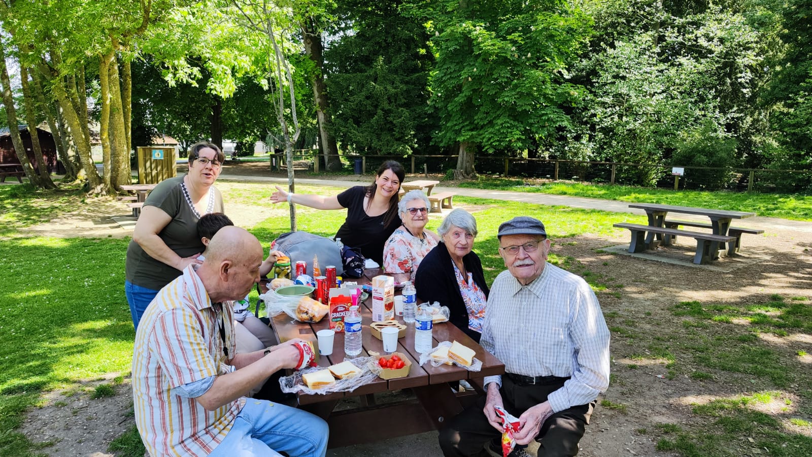 Pique nique au parc Soubiran