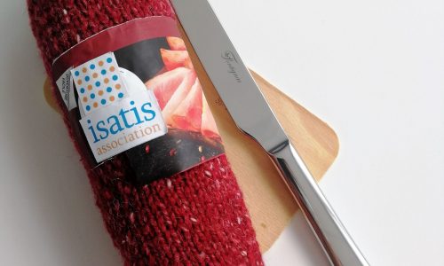 Le saucisson de La Résidence, produit de l&rsquo;atelier tricot avec la complicité de Licinia lingère exceptionnelle